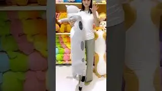 Kawaii long body pillow stuffed animal cat plush toy #shorts #bodypillow #plushtoys #stuffedanimals