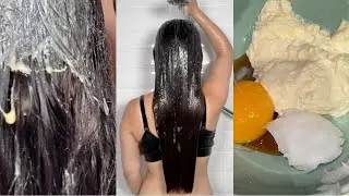 DIY HAIR MASK FOR HAIR GROWTH | Homemade Hair Mask For Soft, Silky, And Shiny Hair #SHORTS