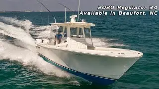 An Immaculate 2020 Regulator 34 available in Beaufort NC