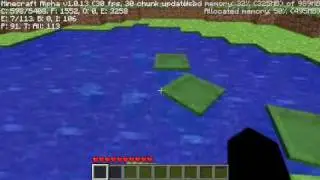 Minecraft Alpha - Slimes - Water is not your friend