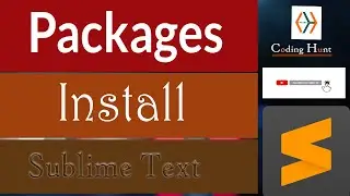 Sublime Text Package install || Important Packages Install Sublime text 2021