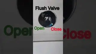 metropole flush valve close ya open | toilet flush valve on off flush water supply slow #shorts