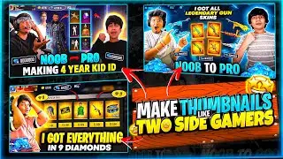 How To Make Thumbnails Like @TwoSideGamersYT In Android ||  HD Thumbnails In Pscc || @ARPITGRAPHIZ