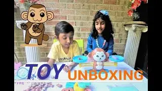 Unboxing  Monkey balance math game  By sunshine kids