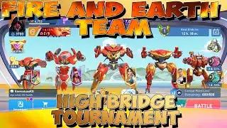 Mech Arena - Gameplay Part 255 - Fire and Earth Team Fortune Towers Tournament🔥(iOS,Android)