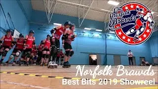 Norfolk Brawds Roller Derby Showreel 2019 💙