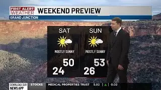 Warming trend continues this weekend in Western Colorado