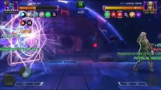 7 star rank 3 sorcerer supreme vs 7 star rank 3 enchantress boss solo mcoc war tier 3 epic fight