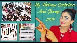 My Makeup Collection & Storage || 2018 || PrettyPOP