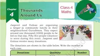 (PART-1) Thousands Around Us / Class-4 Maths Chapter-4 NCERT  Math Mela Explanation and Solution