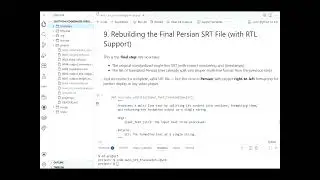 CS50 Final Project: Persian Subtitles Translator for CS50 Lectures | Mehran Najarian Khalil Abad