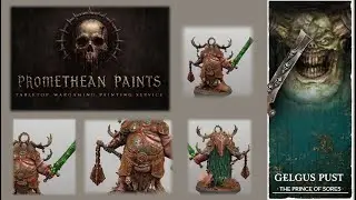 WARHAMMERQUEST DARKWATER GELGUS PUST PAINTING TUTORIAL NURGLE MAGGOTKIN DEATH GUARD