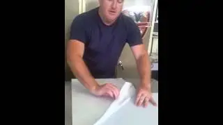 How to apply vinyl onto a corex board