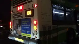 LONG IDLE -- DIESEL BUS -- ASMR NIGHT TRANSIT  -- E-Z RIDER ENC ELDORADO NATIONAL