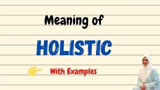 Daily vocabulary | Holistic Meaning | Vocabgram