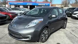 Обзор и тест-драйв Nissan Leaf SL 2017 года от первого лица!!!