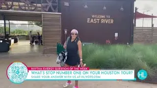 Tessa Barrera enjoys this par 3 golfing experience near downtown Houston