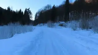 Jazda  cestou  od  chaty  Dankova po začatok  Čirča  cyklotrasa & ziazdovka  *-----*