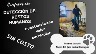 Conferencia en detección de restos humanos