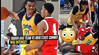 Quavos AAU Team Vs Ohio State Commit Gets Physical in Championship!