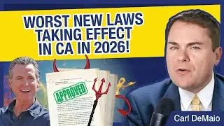Worst New Laws Taking Effect in California in 2026!