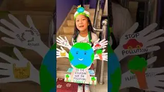 Save the Earth 🌍❤️😊 #earthday #savetheworld #savetheplanet #fancydress #fancydresscompetition