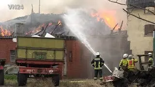 28.07.2019 - VN24 - Bauernhof brennt fast komplett nieder - Großbrand in Lünen