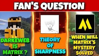 DARKWEB AND TREDDY ARE MATRIX | THEORY OF SHARPNESS || LAPATA SMP FAN'S QUESTION #4
