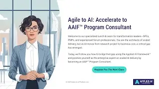 Applied AI Framework&trade;  Program  Consultant Accelerated Certification