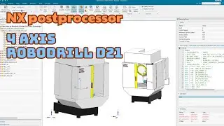 NX postprocessor   4 axis Robodrill D21