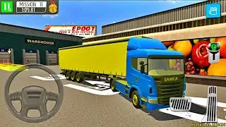 Scania Truck Driving - Delivery Truck Driver Simulator - New Android Gameplay