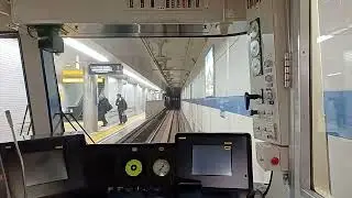 2026 1/21 神戸市営地下鉄5000形5103F 後面展望　新長田~三宮・花時計前