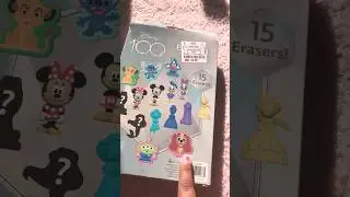 PT1 Disney erasers & gel pens HAUL #katie #fun #haul #fyp #asmr