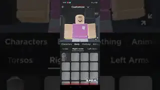 how to wear NO arms on roblox [READ DESC]