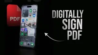 How to Digitally Sign a PDF Document in iPhone (tutorial)