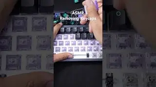 Removing keycaps (Satisfying) #asmr #keyboard #keycaps #shorts