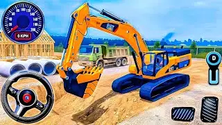 City Construction JCB Excavator 3D - Heavy Crane Driving Simulator - Android Gameplay Part- 5