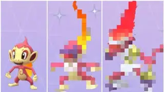Evolving Shiny Chimchar in Pokemon Go - Shiny Monferno & Shiny Infernape #Pokemon25