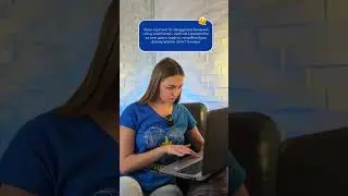 А скільки ви часу проводите за компʼютером? 💙💻 #робота #ноутбук #дедлайн