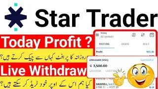 Star Trader Copy Trading | Today Profit Proof + Live Withdrawal | Real Earning 