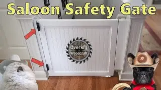 Saloon Hinge Safety / Baby / Pet Gate For Stairs
