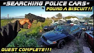 Searching Police Cars Found A Biscuit!! | Crown Rick Auto