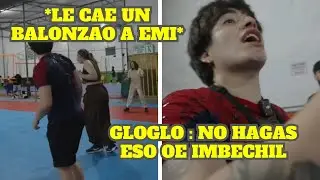 GLOGLO REGAÑA A JUANCHO POR TIRARLE UN BALONAZO A EMIKUKIS