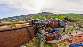 Hals Uber Kopf 4K 60fps back-seat on-ride Horizon Leveled POV Tripsdrill (2024)