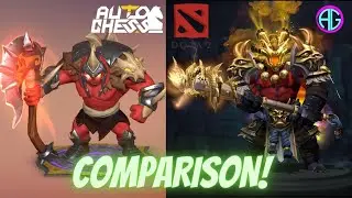 COMMON(1-COST) UNITS! Auto Chess Units vs DOTA 2 Heroes Comparison with SKILLS!