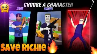 How to save Richie in dude theft wars in new update 2025 | dtw new update