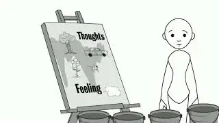 The Blank Canvas: ACT Cartoon Metaphor (Observing Self)