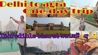 TajMahal,Agra fort,Mathura, Vrindavan tour budget 2021/Delhi to agra by bus rs-699per head/vlog-14
