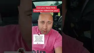 CAN YOUR NEW YORK EMPLOYER VIDEOTAPE YOU? #shorts