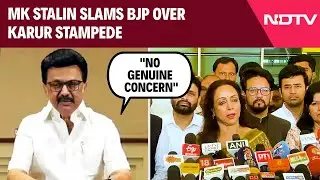 TVK Karur Stampede | Chief Minister MK Stalin Slams BJP For 